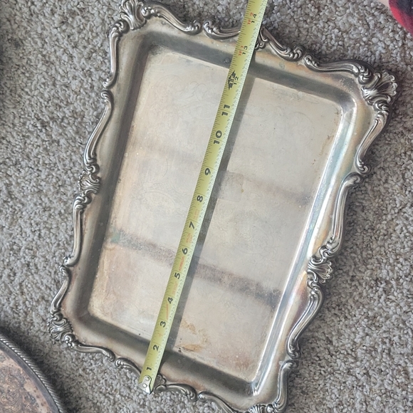 Set of 3 Vintage Silver Trays - Picture 12 of 12